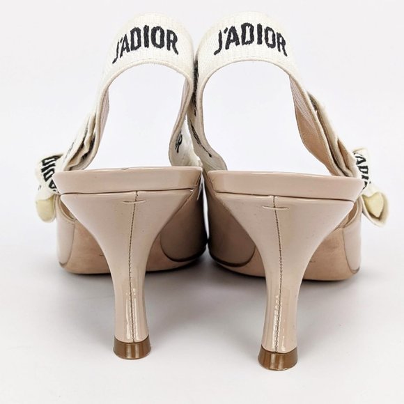 SOLD Dior J'adior Patent Leather Slingback Pumps - Picture 3 of 6